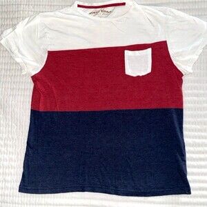 Rustic Souls Men's Colorblock T-shirt Pocket XL